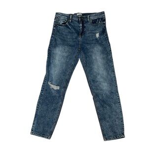 SNEAK PEAK WOMENS DENIM DISTRESSED BLUE JEANS SIZE 11